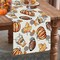 Fall Table Runner Pumpkins Football Thanksgiving Table Runners 13x72 Inch